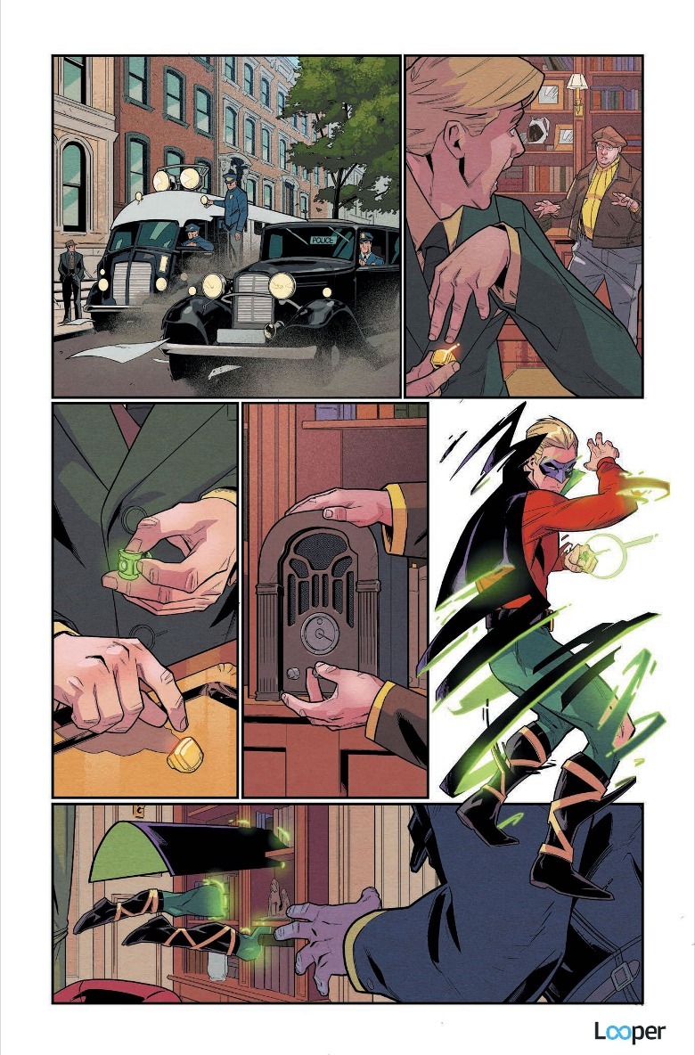Alan Scott transforming