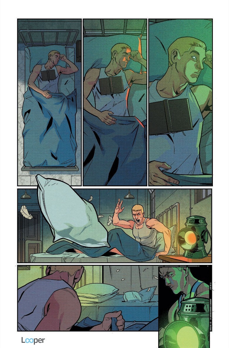 Alan Scott yells at Lantern