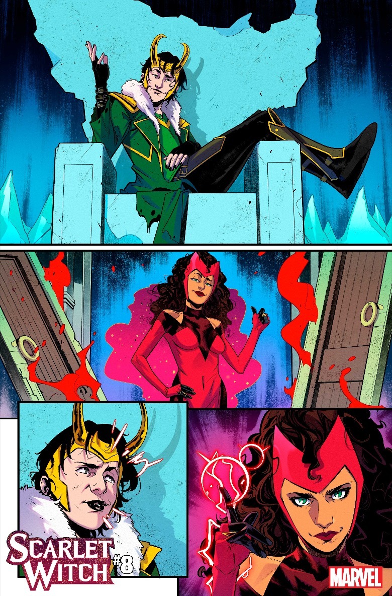 Loki and Scarlet Witch meet