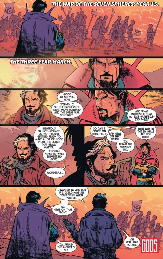 Wyn meets Doctor Strange