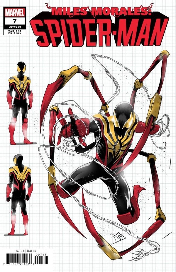 Miles Morales as Iron Spider