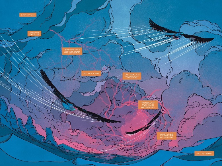 Panel from the second volume of Dune
